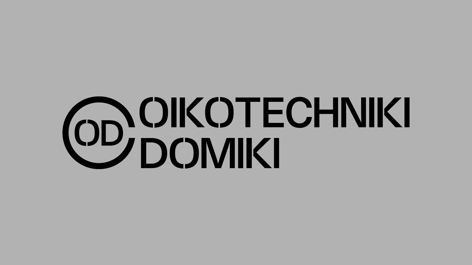 Oikotechniki Domiki Logotype design